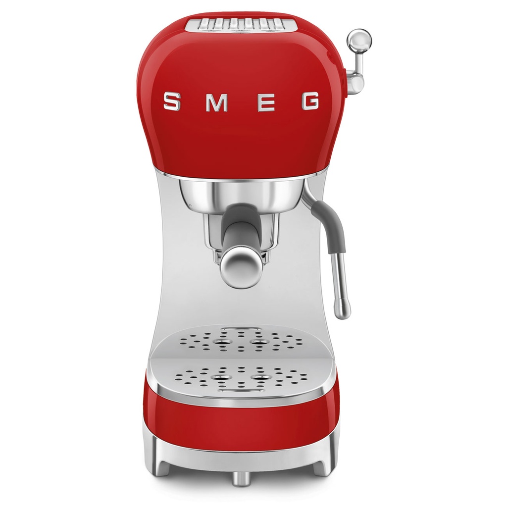 Smeg Retro 50's Style Espresso Coffee Machine with Pump | Red