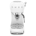 Smeg Retro 50's Style Espresso Coffee Machine with Pump | White