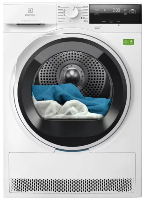 [EDHI739U4B] Electrolux White DelicateCare700 9kg Heat Pump Tumble Dryer | 5 Year Warranty