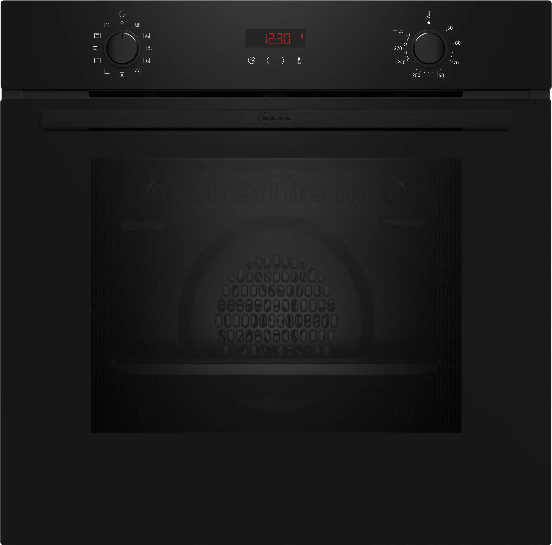 Neff N30 Black Pyrolytic Built-In Single Oven