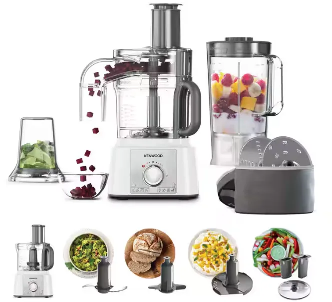 [FDP65.860WH] Kenwood Express 4-In-1 Food Processor | White