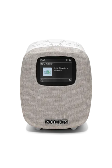 [ORTUS5W] Roberts Ortus 5 Bluetooth Clock Radio with TFT Screen | White