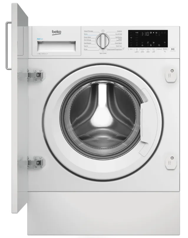 [WTIK94121F] Beko Integrated 9kg 1400 Spin Washing Machine with IronFast