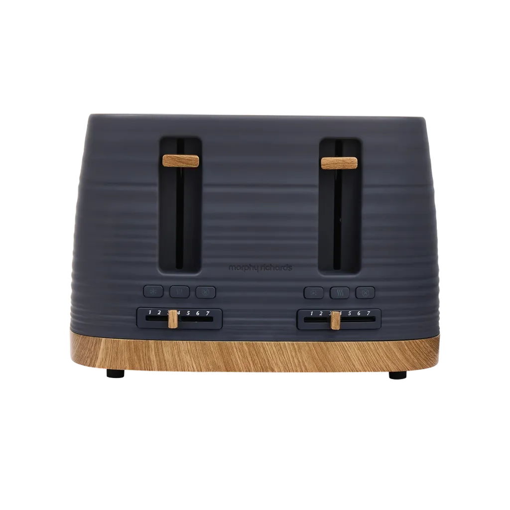 Morphy Richards Clay Flint Grey 4 Slice Toaster