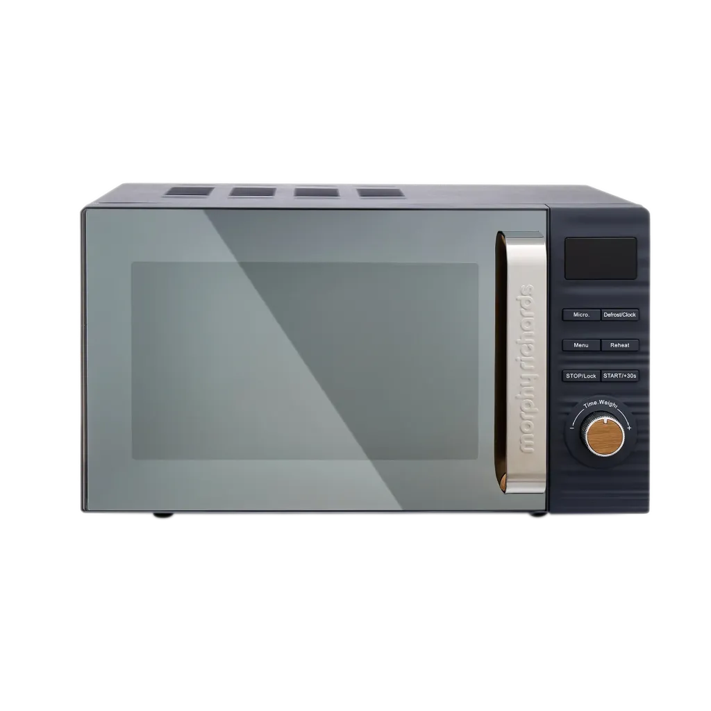 [512001] Morphy Richards Clay 20 Litre Flint Grey Microwave Oven