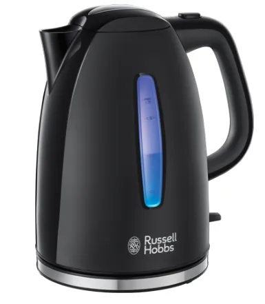 [22591] Russell Hobbs Textures Plus Black Jug Kettle