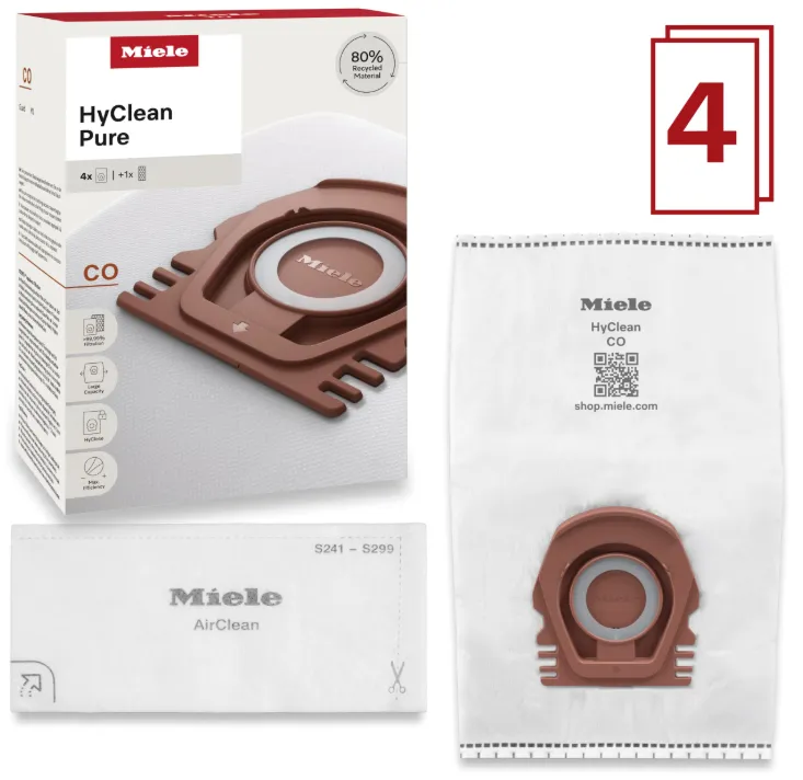 [12557080] Miele Genuine CO HyClean Pure Vacuum Cleaner Bags