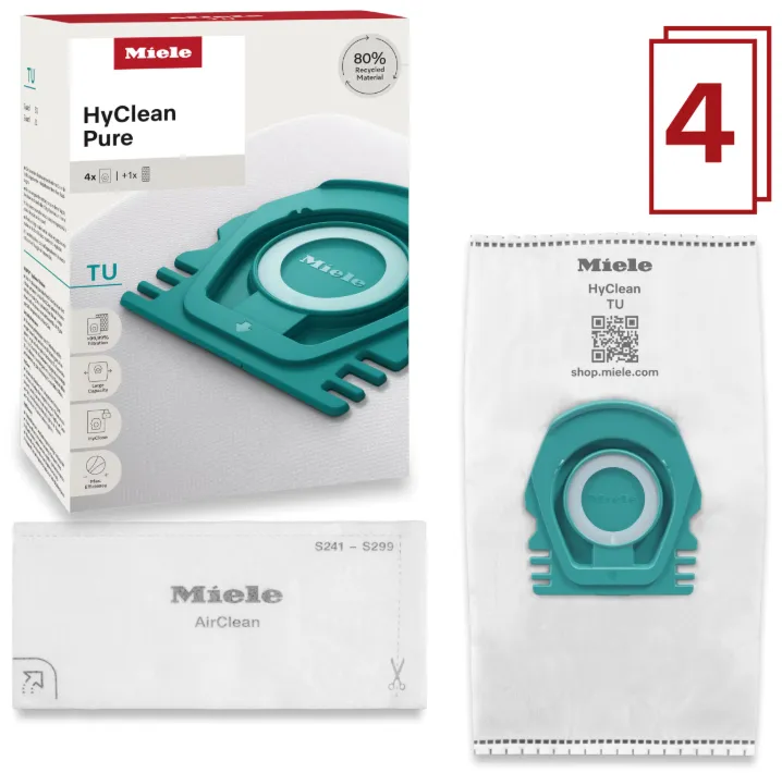 [12557060] Miele Genuine TU HyClean Pure Vacuum Cleaner Bags