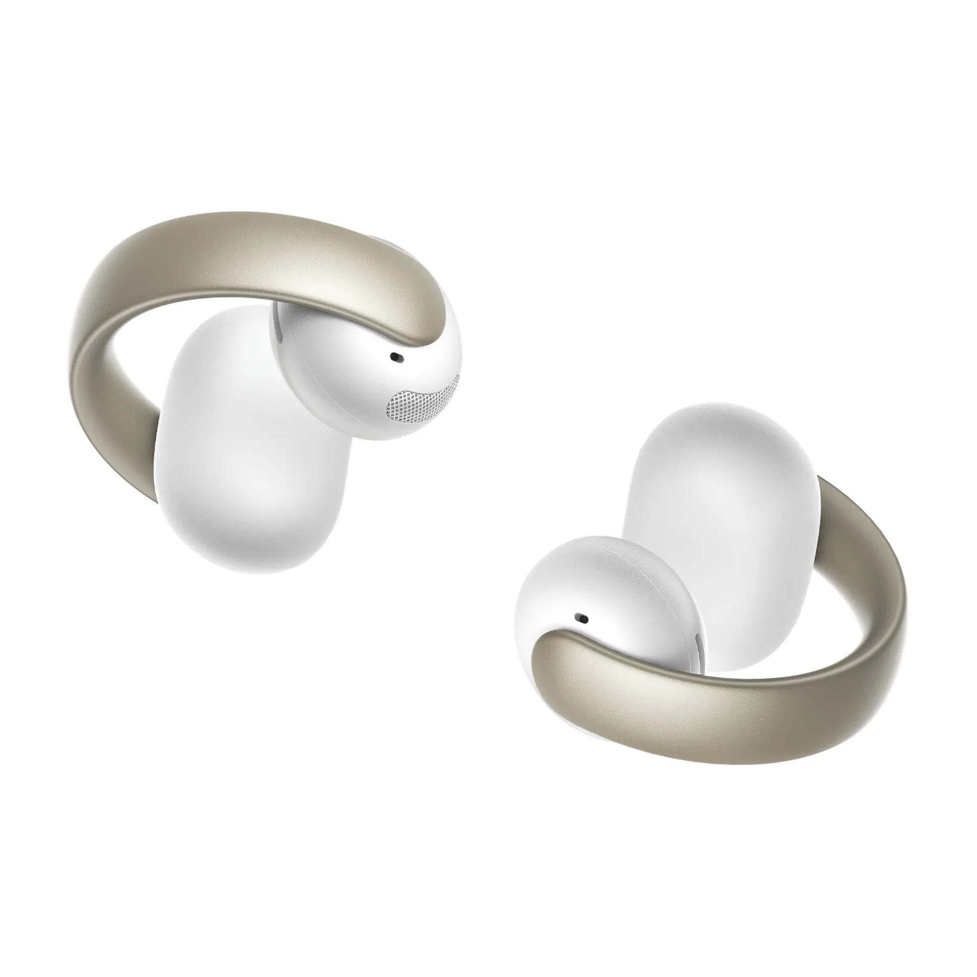 [A3388G21] Soundcore AeroClip | Open-Ear Clip-On Earbuds | White/Champagne