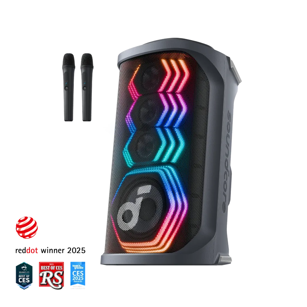 Soundcore Rave 3S | AI Karaoke Party Speaker with 200W Sound