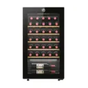 Hoover H-Wine 500 Under Counter Wine Cooler | 34 Bottles | Black / Glass