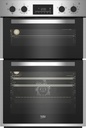 Beko Stainless Steel Built-In Double Oven