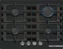 Bosch Black 4 Ring Gas on Glass Hob