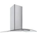 Cata 90cm Stainless Steel/ Curved Glass Chimney Extractor Hood