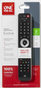 One For All Evolve Universal TV Remote Control c/w Smart Button (2 Devices)