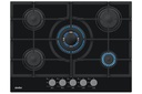 Simfer Black 70cm Gas on Glass 5 Ring Hob (LPG Convertable)