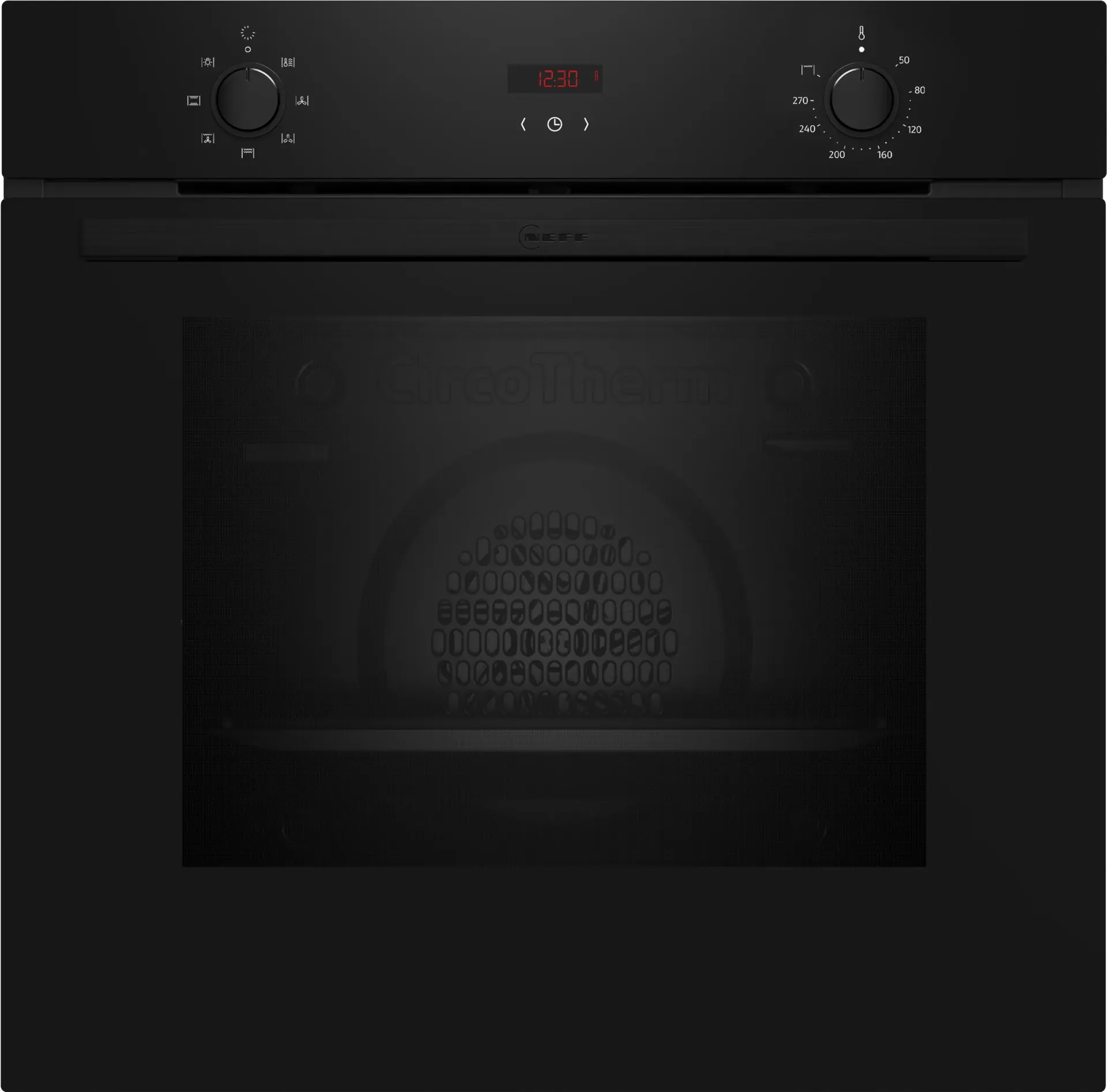 Neff N30 CircoTherm® Black Built In Single  Oven