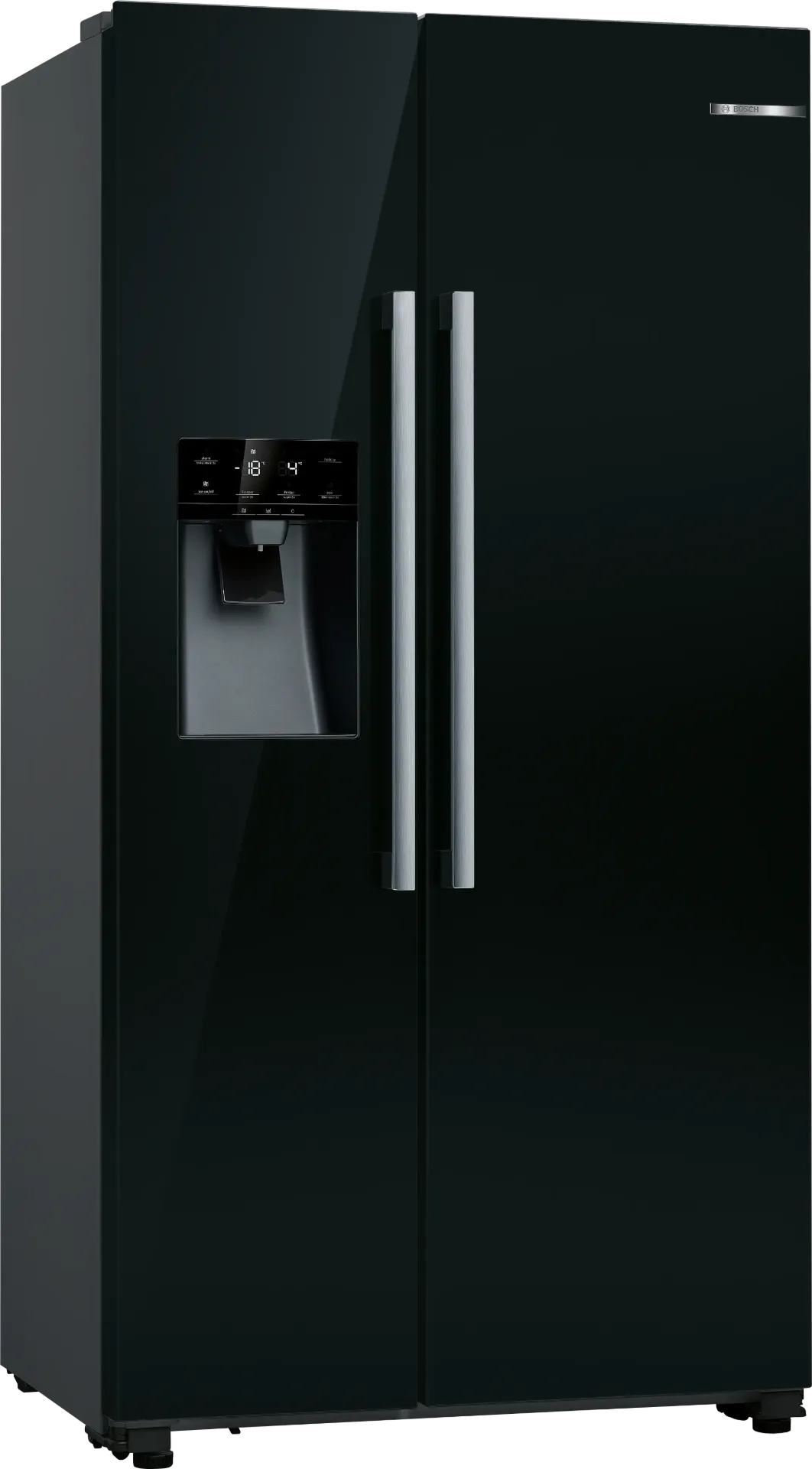 Bosch Series6 Black Total No Frost American Style Fridge Freezer