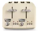 DeLonghi Argento Flora 4 Slice Cream Toaster
